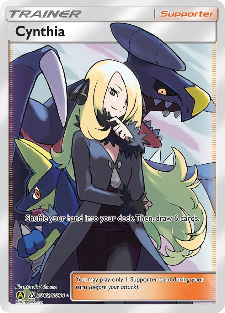 Cynthia Shiny Holo Rare Hidden Fates: Shiny Vault SV82/SV94 NM Holo