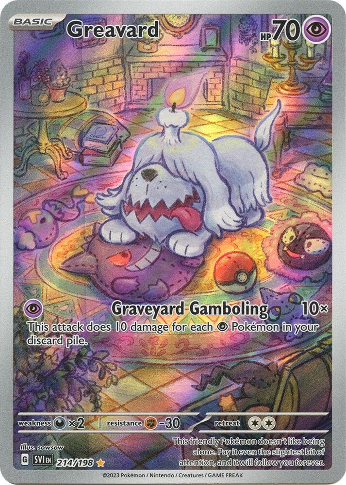 Greavard 214/198 SV01: Scarlet & Violet Base Set NM Holo