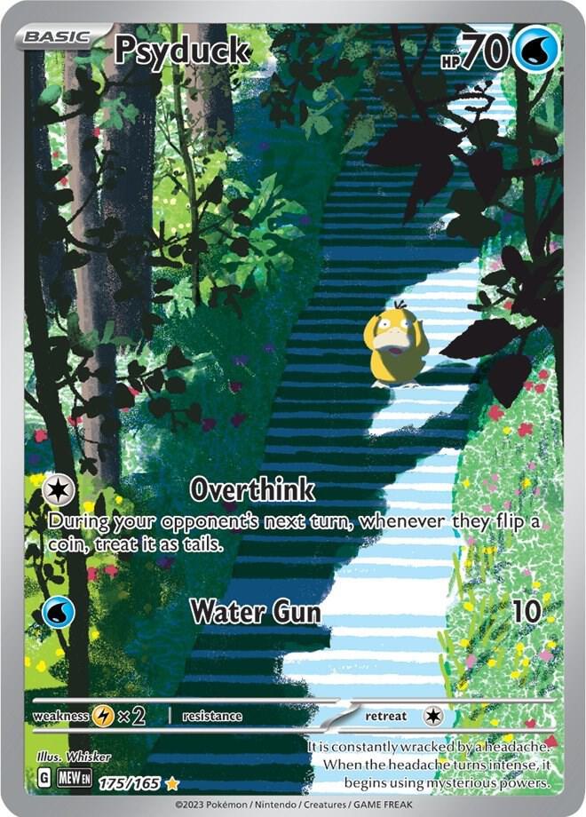 Psyduck - Illustration Rare SV: Scarlet & Violet 151 175/165 NM Holo