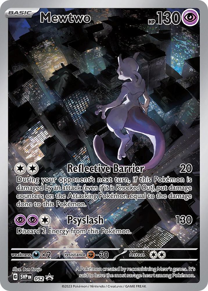 Mewtwo 052 SV: Scarlet & Violet Promo Cards NM Holo