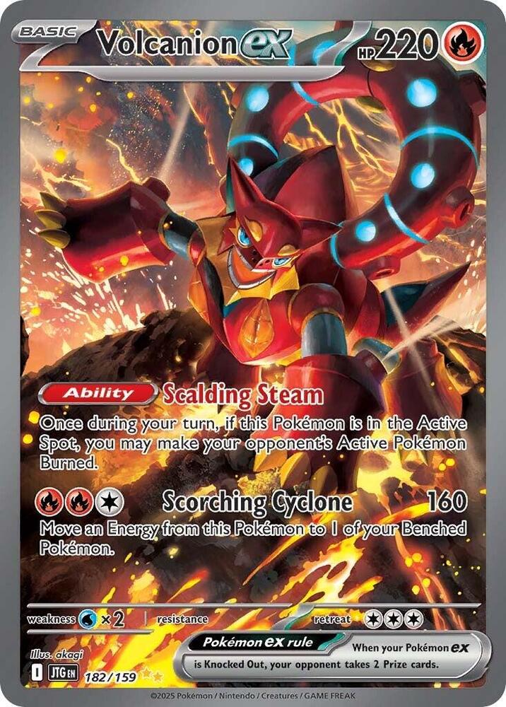 Volcanion ex Special Illustration Rare SV09: Journey Together 182/159 NM Holo