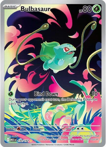 Bulbasaur Illustration Rare ME01: Mega Evolution 133/132 NM Holo