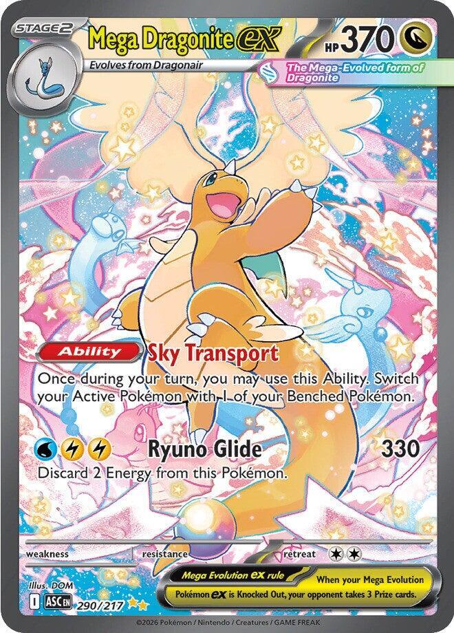 Mega Dragonite ex 290/217 ME: Ascended Heroes NM Holo