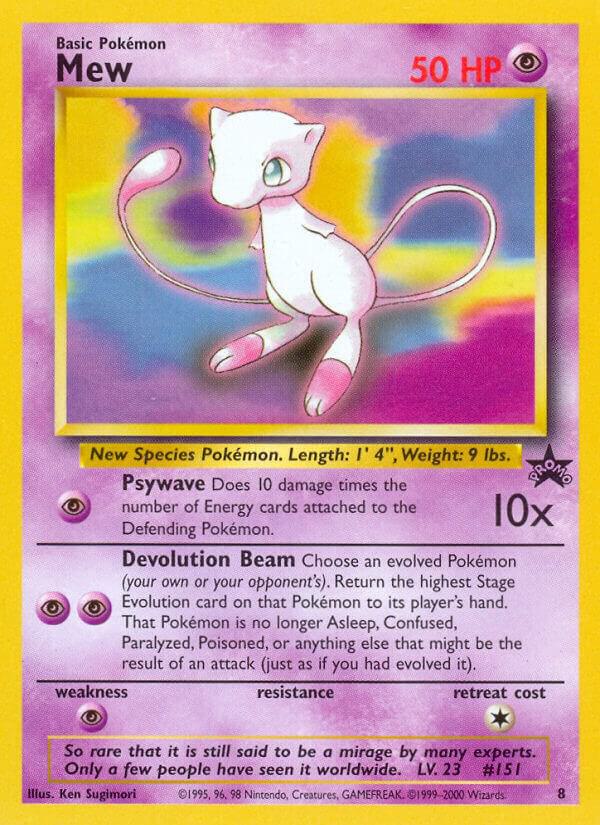 Mew (8) Promo WoTC Promo 08/53 LP