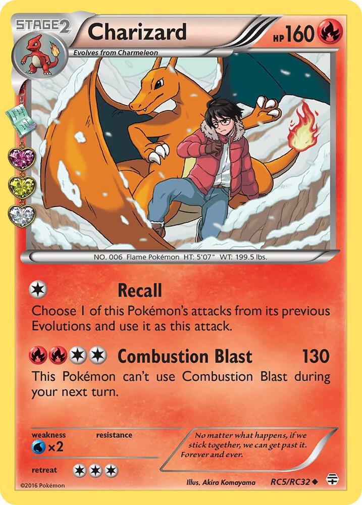 Charizard Uncommon Generations: Radiant Collection RC5/RC32 LP Holo