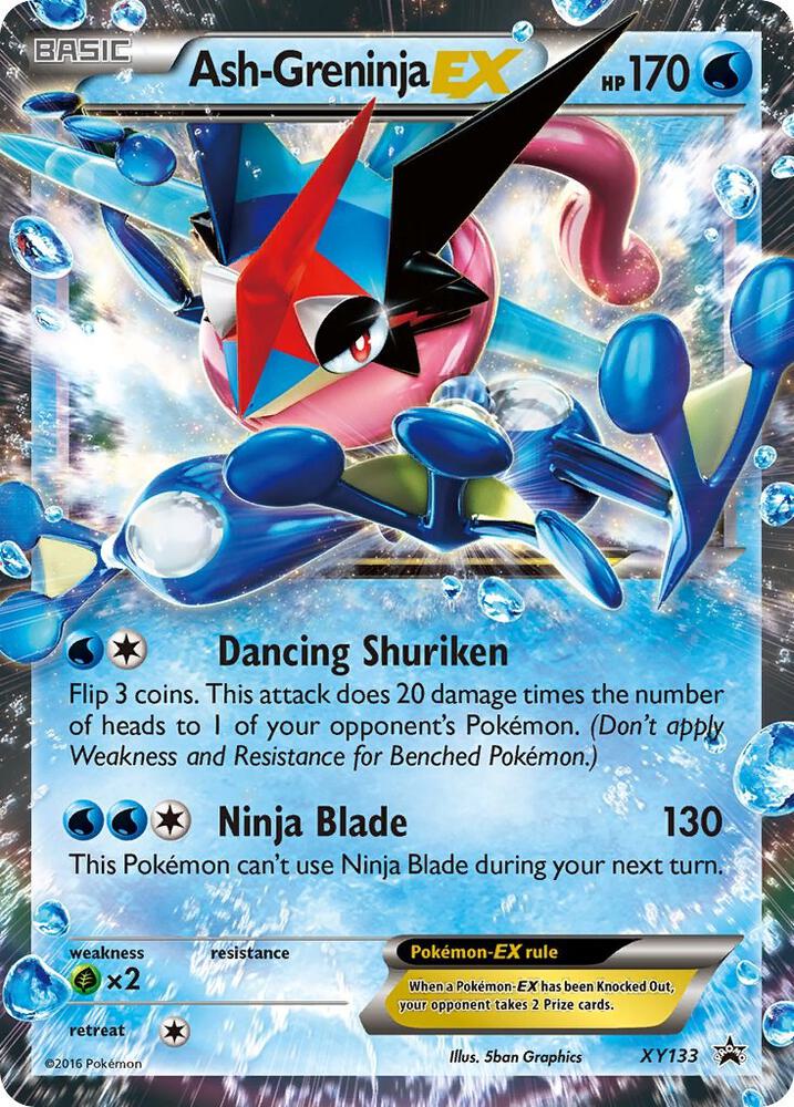 Ash-Greninja EX Promo XY Promos XY133 MP Holo