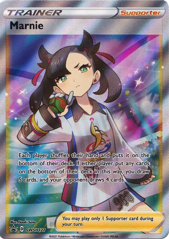 Marnie Promo SWSH: Sword & Shield Promo Cards SWSH121 NM Holo