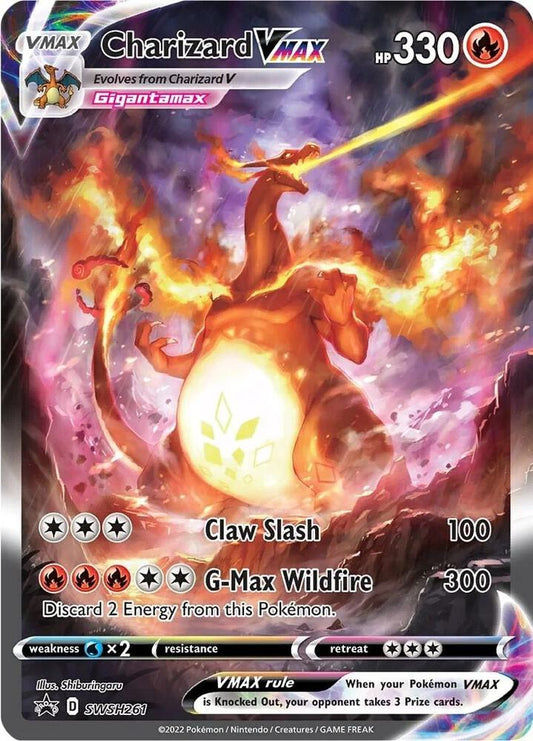 Charizard VMAX - SWSH261 SWSH: Sword & Shield Promo Cards LP Holo