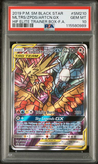 2019 POKEMON SM BLACK STAR PROMO #SM210 MLTRS/ZPDS/ARTCN.GX HIF ELITE TRAINER BOX-F.A.