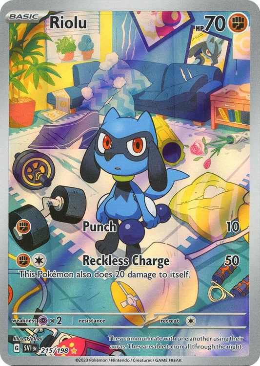 Riolu 215/198 SV01: Scarlet & Violet Base Set NM Holo