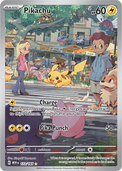 Pikachu Illustration Rare SV: Scarlet & Violet 151 173/165 NM Holo