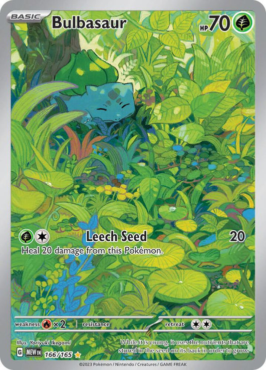 Bulbasaur 166/165 SV: Scarlet & Violet 151 NM Holo