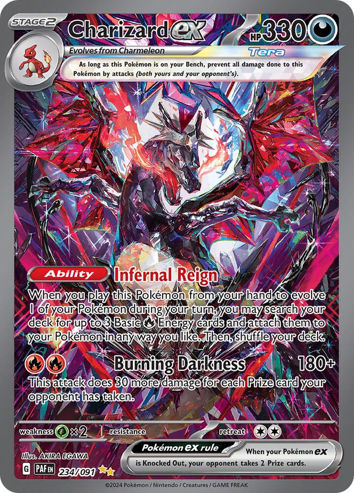 Charizard ex 234/091 SV: Paldean Fates NM Holo