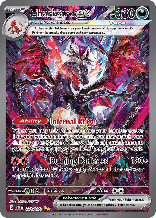 Charizard ex 234/091 SV: Paldean Fates NM Holo
