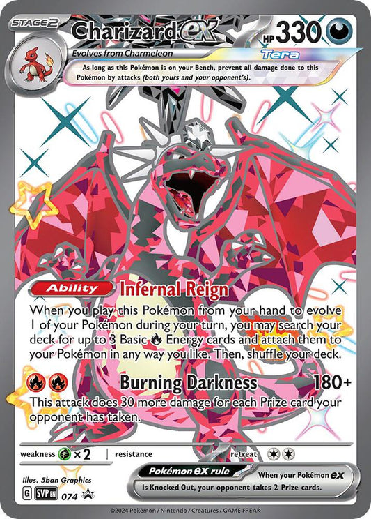 Charizard ex 074 SV: Scarlet & Violet Promo Cards NM Holo