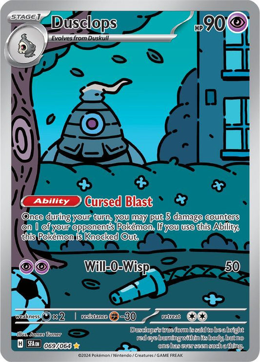 Dusclops - 069/064 SV: Shrouded Fable NM Holo