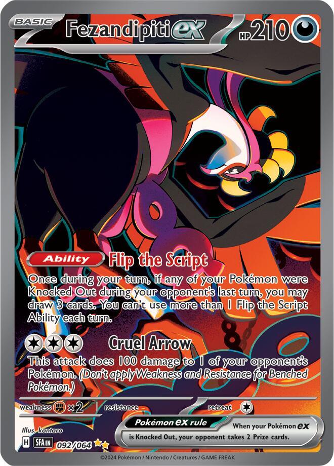 Fezandipiti ex Special Illustration Rare SV: Shrouded Fable 092/064 NM Holo