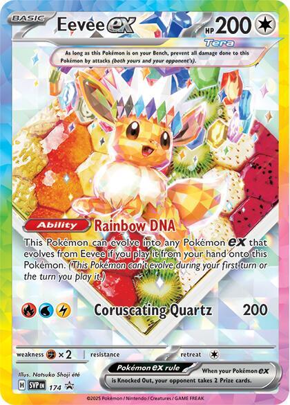 Eevee ex - Promo SV: Scarlet & Violet Promo Cards 174 NM Holo