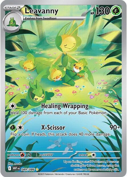 Leavanny Illustration Rare SV: White Flare 089/086 NM Holo