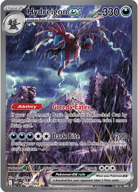 Hydreigon ex 169/086 SV: White Flare NM Holo