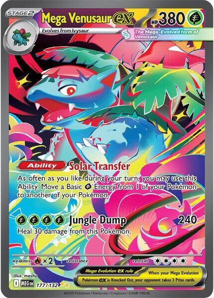 Mega Venusaur ex 177/132 ME01: Mega Evolution NM Holo