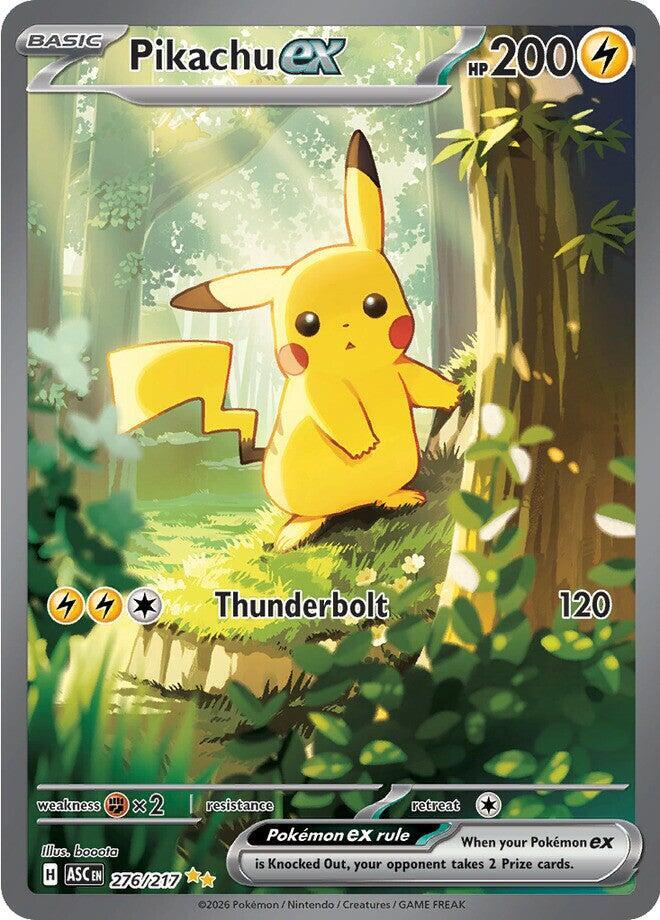 Pikachu ex 276/217 ME: Ascended Heroes NM Holo
