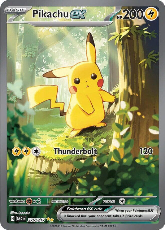 Pikachu ex 276/217 ME: Ascended Heroes NM Holo
