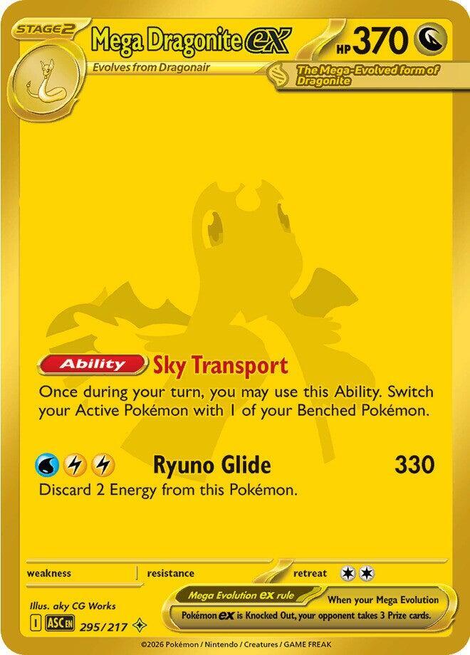 Mega Dragonite ex 295/217 ME: Ascended Heroes NM Holo
