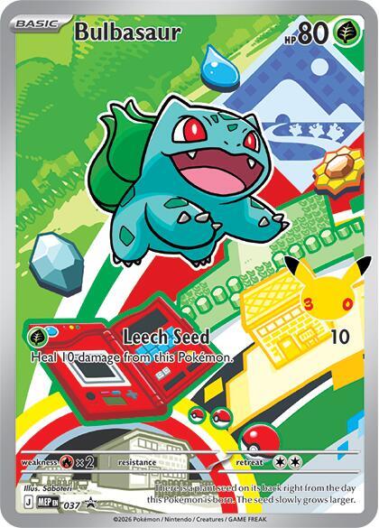 Bulbasaur Promo ME: Mega Evolution Promo 037 NM Holo