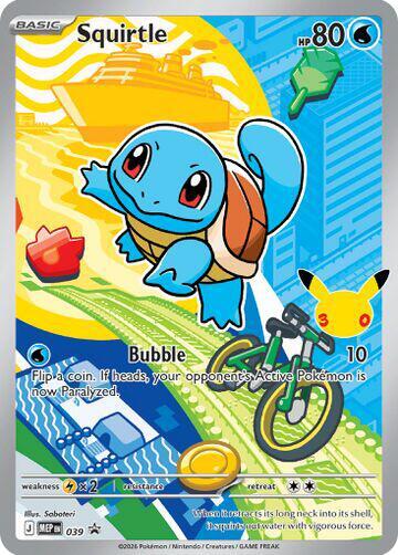 Squirtle Promo ME: Mega Evolution Promo 039 NM Holo