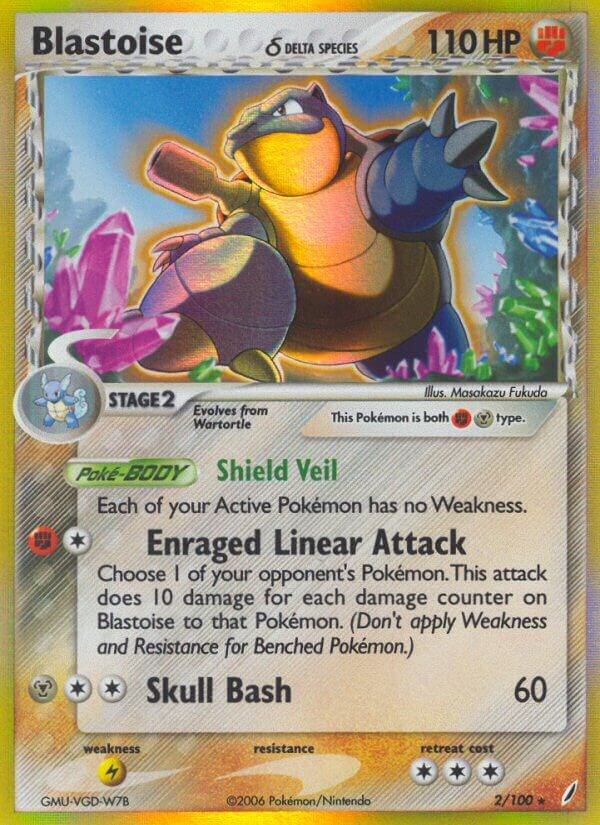 Blastoise (Delta Species) 2/100 Crystal Guardians MP