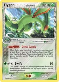 Flygon (Delta Species) 7/110 Holon Phantoms LP Reverse Holo