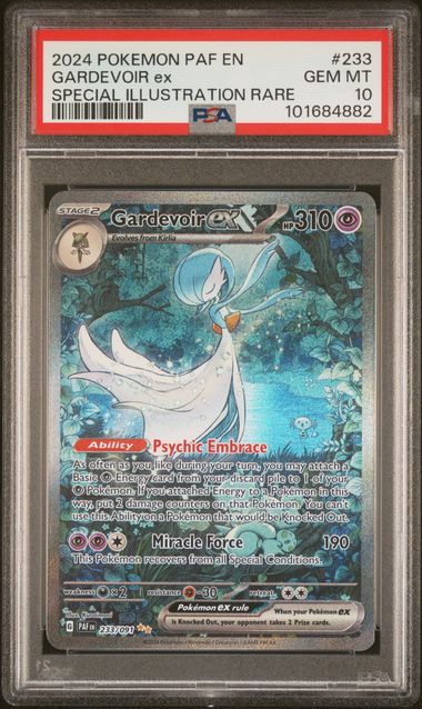 PSA 10 - Gardevoir ex #233 English Paldean Fates